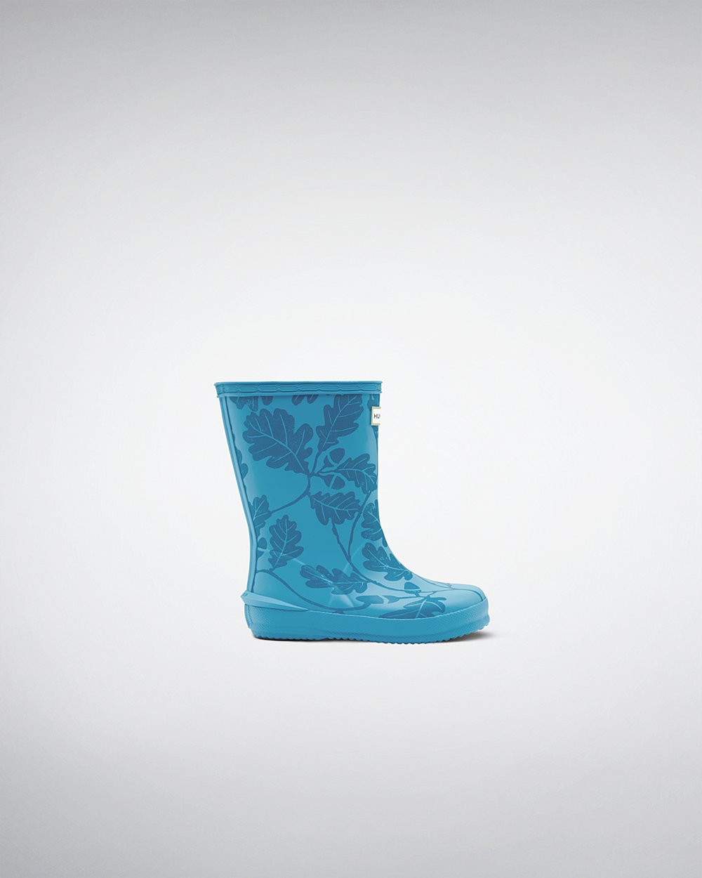 Kids Hunter Rain Boots Blue - Original First National Trust Print - 6402785-KP